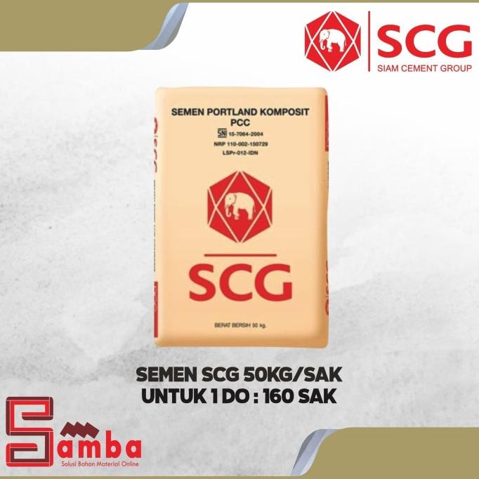 Jual SEMEN SCG 50 KG PCC HARGA 1 DO 160 SAK Shopee Indonesia