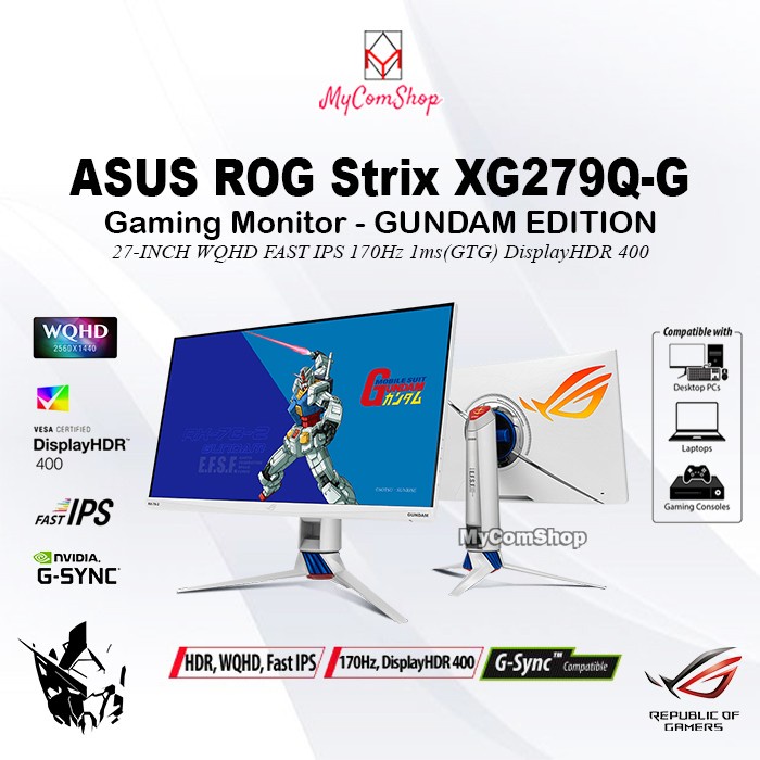 Jual Asus Rog Strix Monitor Xg Q G Gundam Edition Wqhd Ips Hz