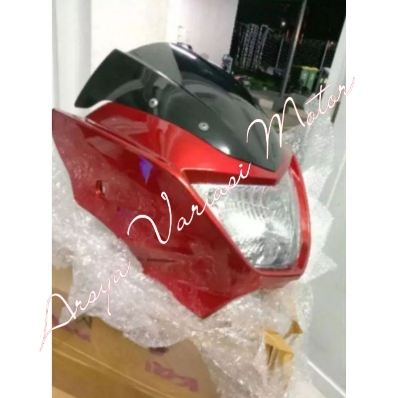 Jual Lampu Depan Ninja R Model Barong Warna Merah Shopee Indonesia