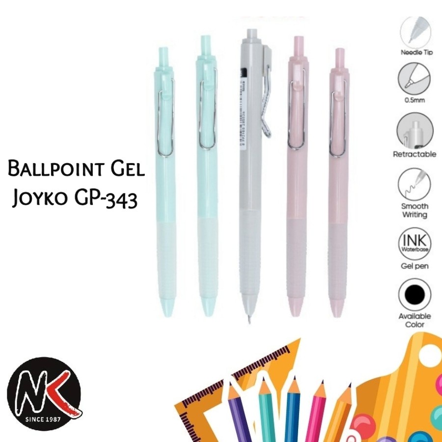 Jual Ballpoint Ballpen Bolpen Bolpoin Balpoin Pulpen Pena Gel Pen Joyko