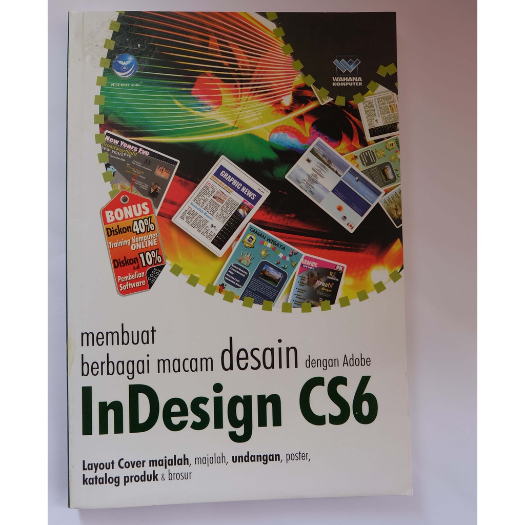 Jual Membuat Ragam Desain Dengan Adobe Indesign Cs Buku Bekas Shopee