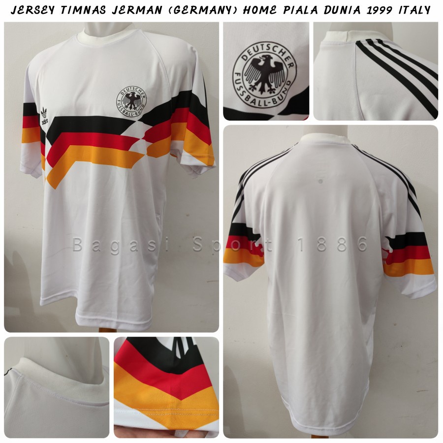 Jual Jersey Baju Bola Retro Lama Negara Timnas Jerman German Home Kit