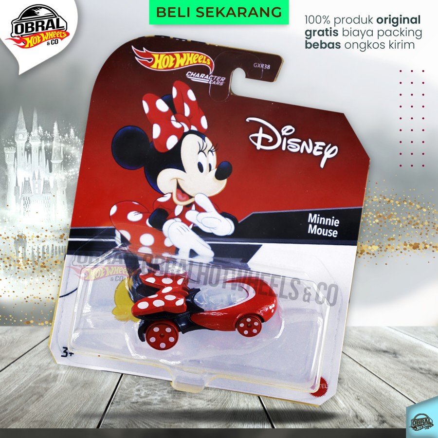 Jual Hot Wheels Character Cars Disney Minnie Mouse Shopee Indonesia