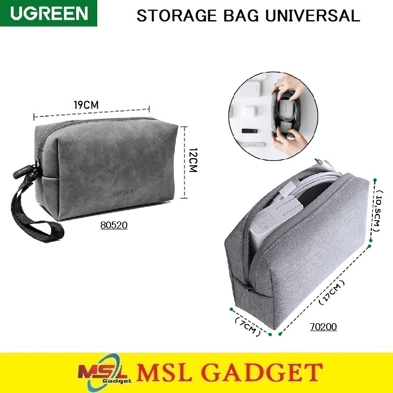 Jual UGREEN Travel Case Organizer Storage Bag Pouch Tas Charger Kabel