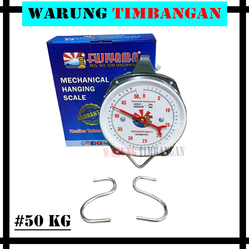 Jual Timbangan Besi Gantung 25kg 50kg Hanging Scale Timbangan Dus