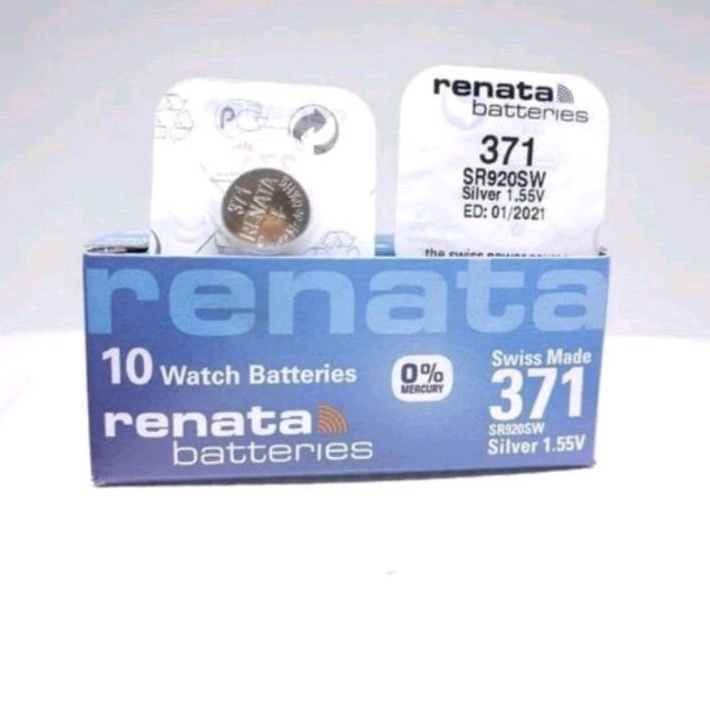 Jual BATERAI 371 SR920SW SR 920 SW RENATA ORIGINAL SWISS MADE Shopee