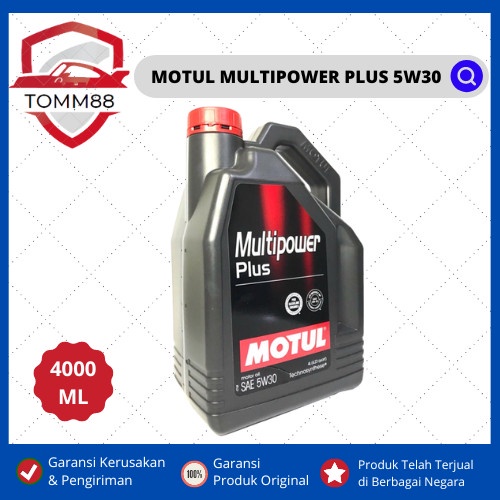 Jual MOTUL MULTIPOWER PLUS 5W 30 4L OLI MOTUL OLI MOBIL 100 ORIGINAL