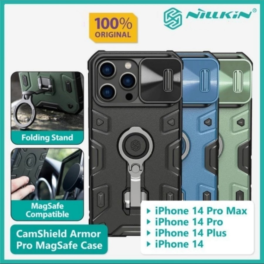 Jual IPhone 14 14 Pro 14 Plus 14 Pro Max Nillkin CamShield Armor Pro