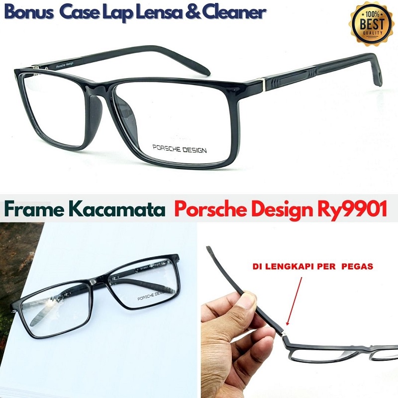 Jual Frame Kacamata Pria Sporty Minus Titanium Porsche Design RY9901