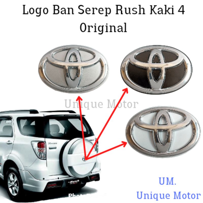 Jual Logo Emblem Ban Serep Belakang Rush Kaki Original Shopee Indonesia