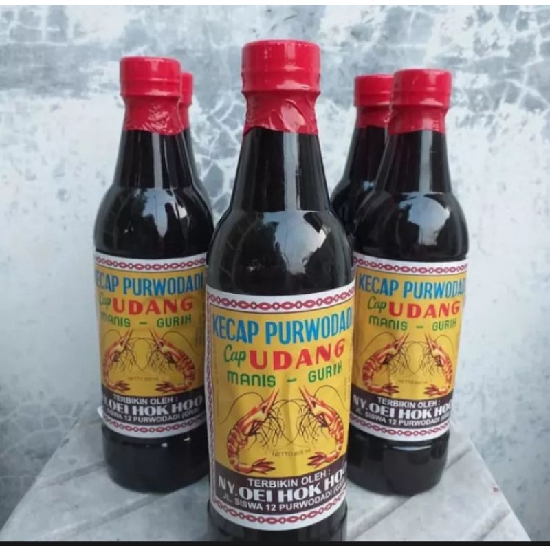 Jual KECAP UDANG Khas PURWODADI Isi 600 Ml Botol Shopee Indonesia