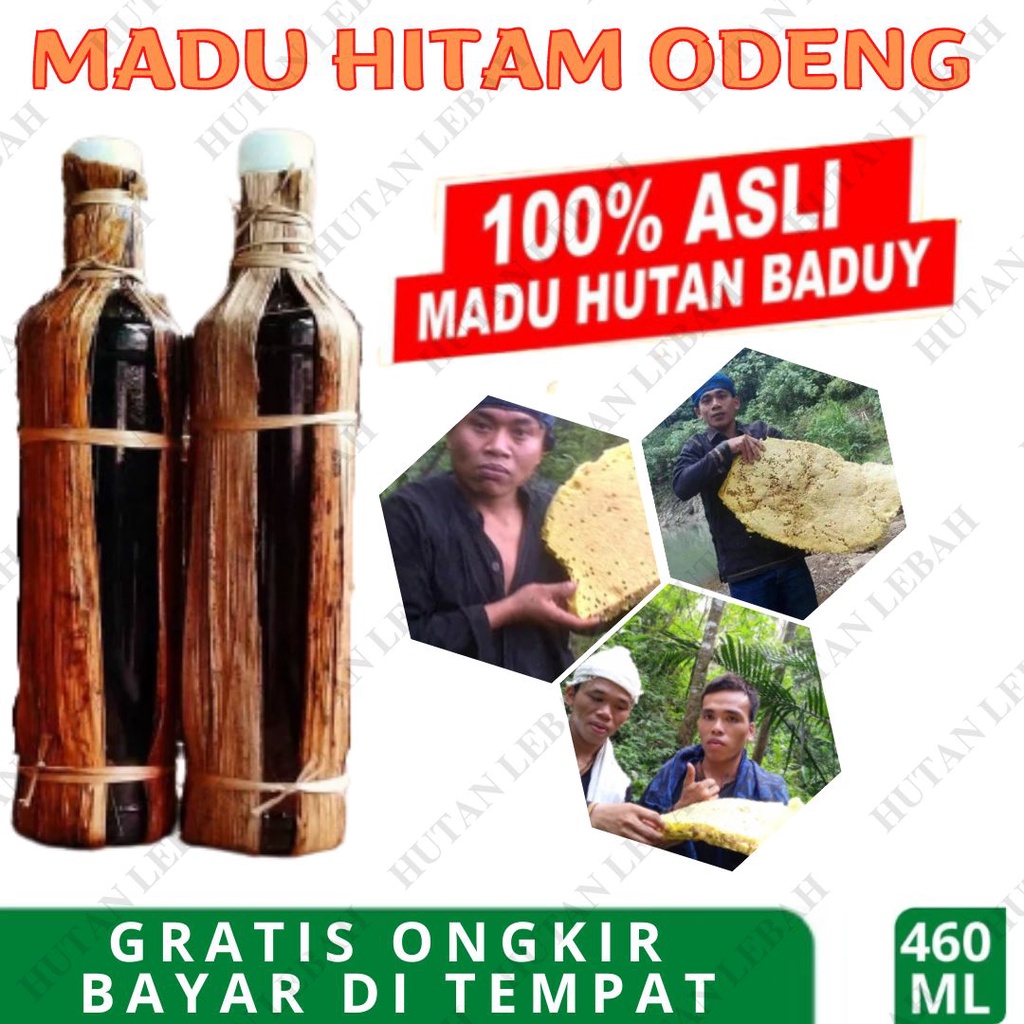 Jual Madu Hitam Pahit Madu Odeng Hitam Asli Suku Baduy Madu Hutan