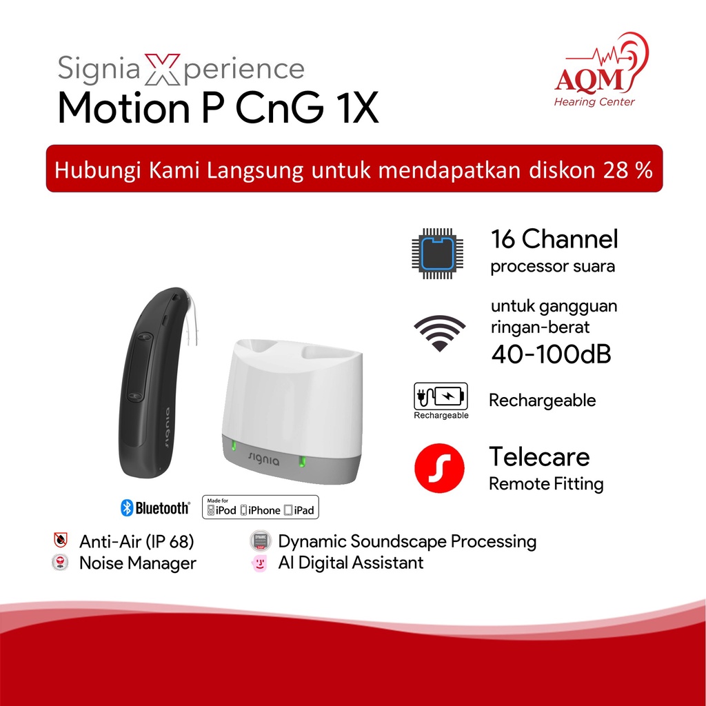 Jual Alat Bantu Dengar Signia Motion P CnG 1X Shopee Indonesia