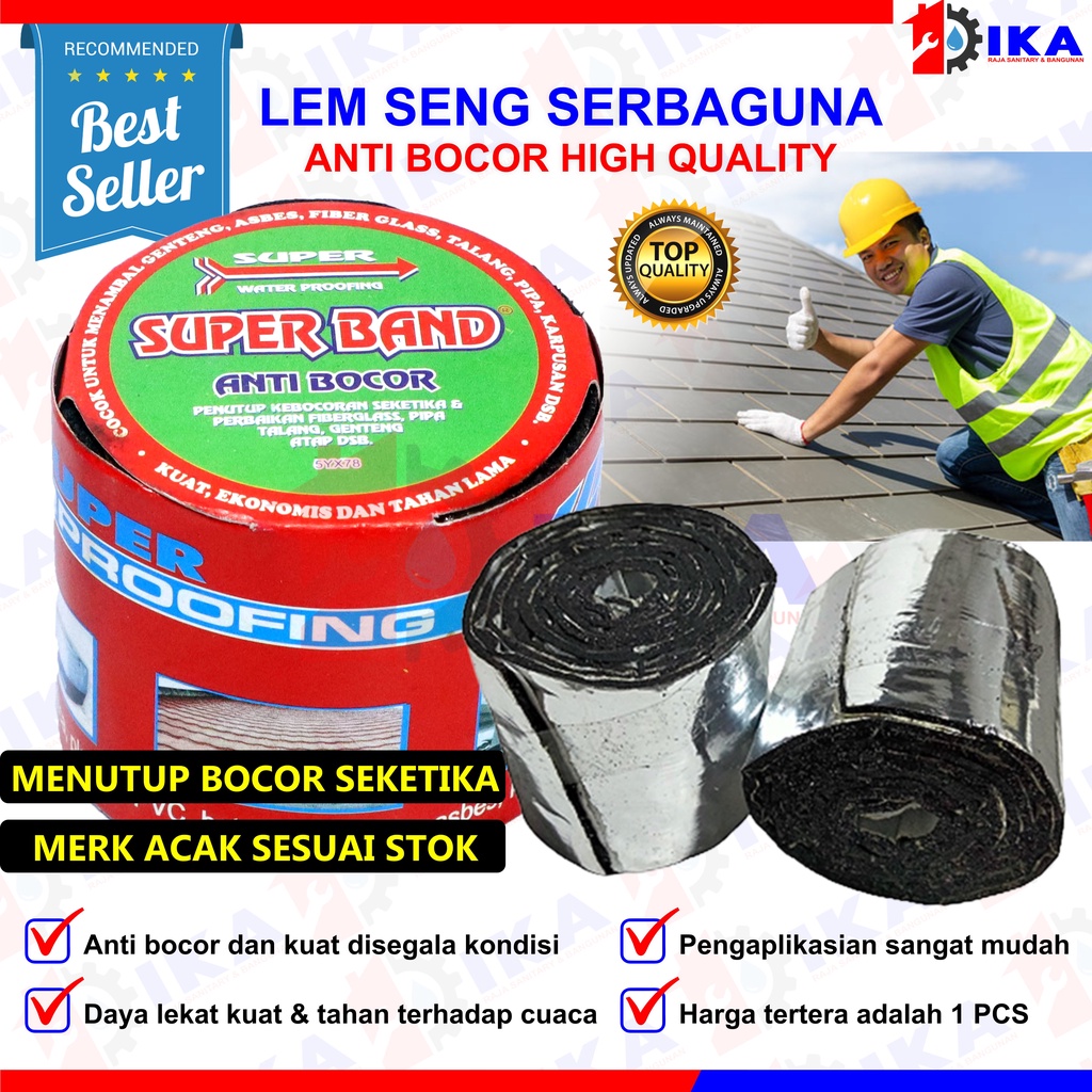 Jual Lem Seng Asbes M Lem Seng Super Band Anti Bocor Penutup