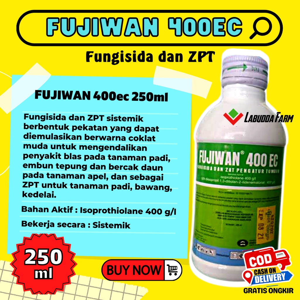 Jual Fujiwan 400ec 250ml Fungisida Sistemik Fungisida ZPT Atasi