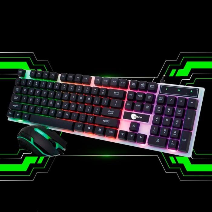 Jual Inone Paket Gaming Keyboard Dan Mouse Rgb Set Gaming Mouse Dan