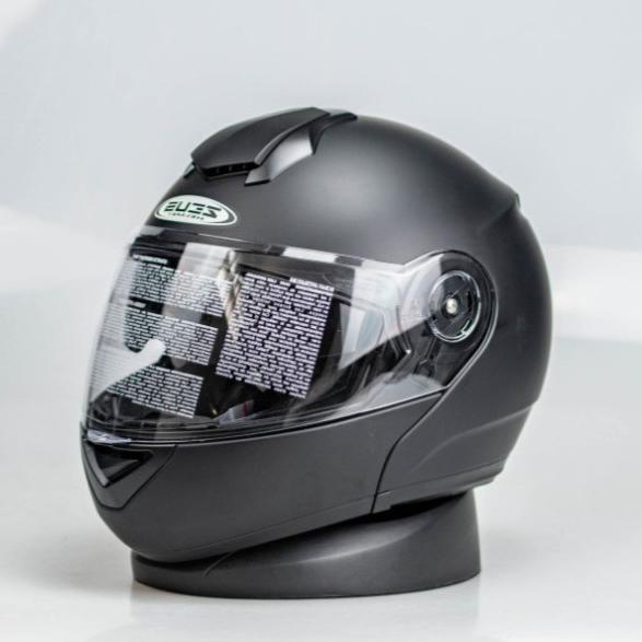 Jual ZEUS ZS 3050 MATT BLACK HELM MODULAR ZEUS HELM FULL FACE