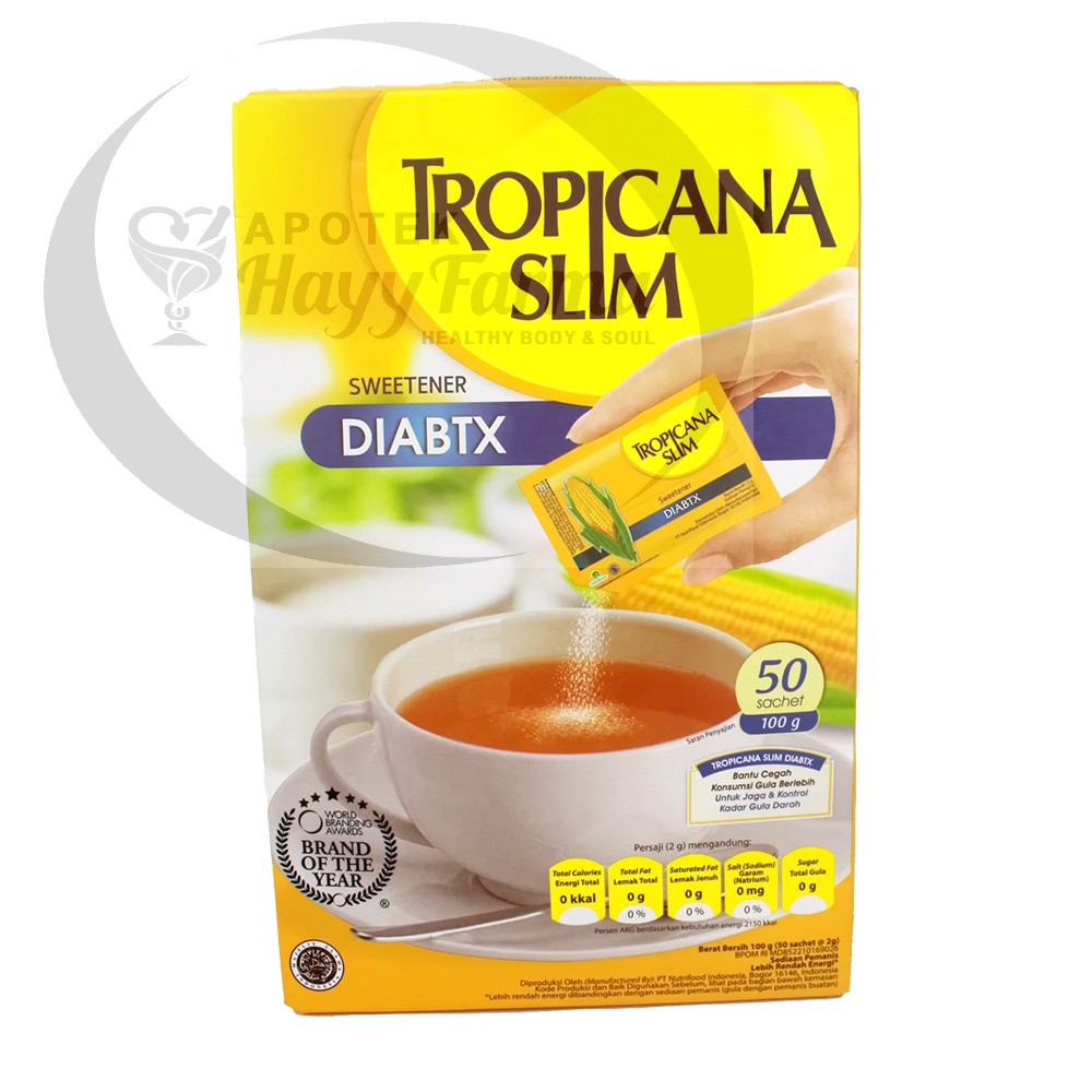 Jual Tropicana Slim Sweetener Diabtx Sachet Sachet Sachet