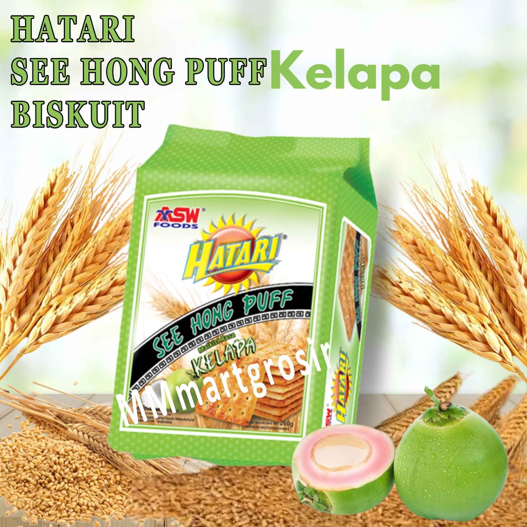 Jual Hatari See Hong Puff Malkist Rasa Kelapa G Shopee Indonesia