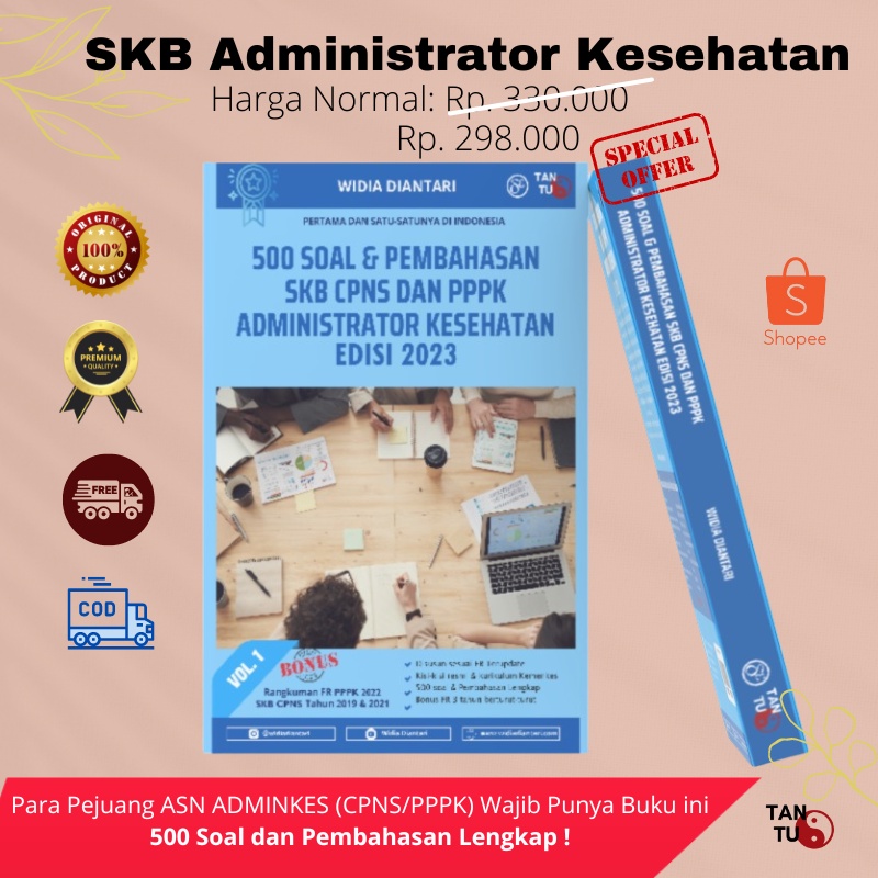 Jual Buku Soal Pembahasan Pppk Administrator Kesehatan Cpns Skb