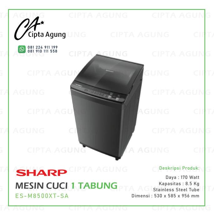 Jual Mesin Cuci Tabung Top Loading Kg Sharp Es M Xt Sa Esm