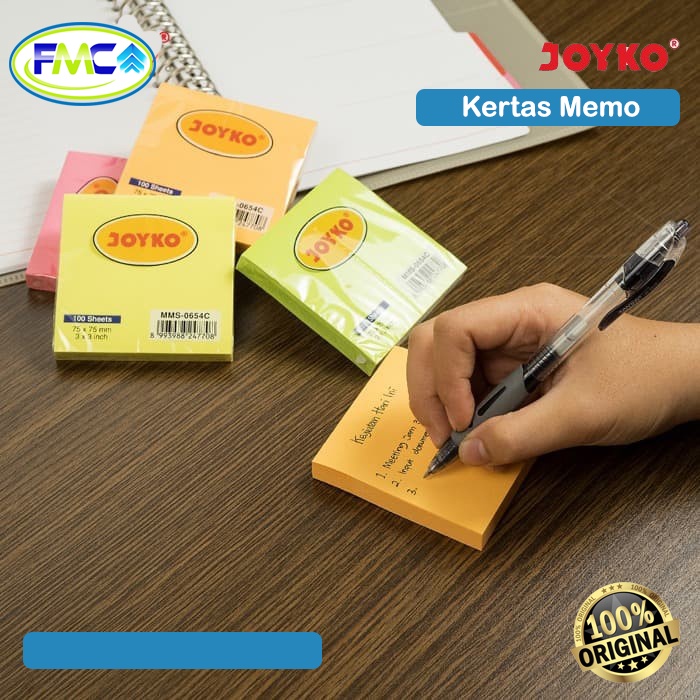 Jual Memo Stick Joyko Sticky Notes Sticky Note Pastel Kertas Memo Polos