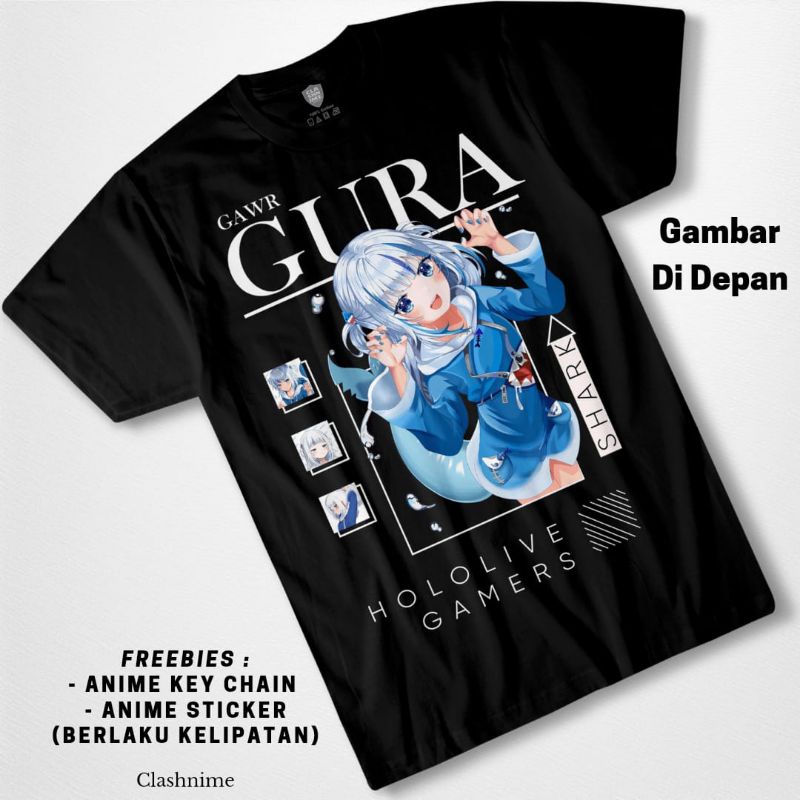 Jual Kaos Gawr Gura Hololive Nimea Shopee Indonesia