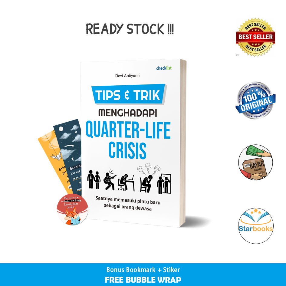 Jual Buku Tips Trik Menghadapi Quarter Life Crisis Checklist Self