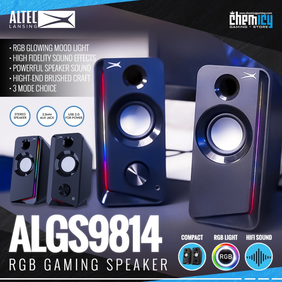 Jual Altec Lansing ALGS9814 RGB Gaming Speaker Shopee Indonesia