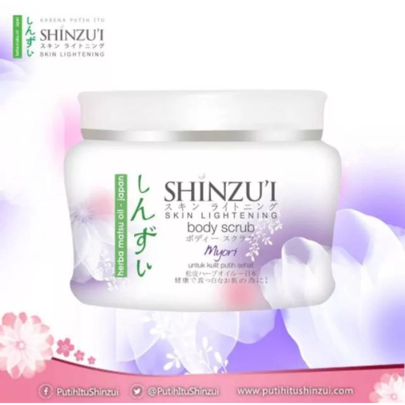 Jual Shinzui Skin Lightening Body Scrub 100gr Shinzui Lulur 100gr