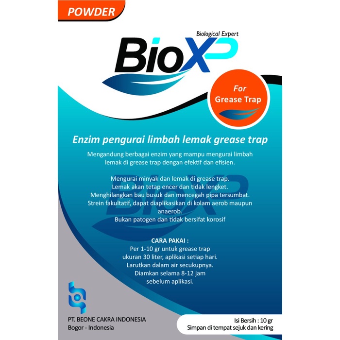 Jual Bakteri Pengurai Limbah BioXP ANAEROB 10 Gram Penguras Wc Penuh