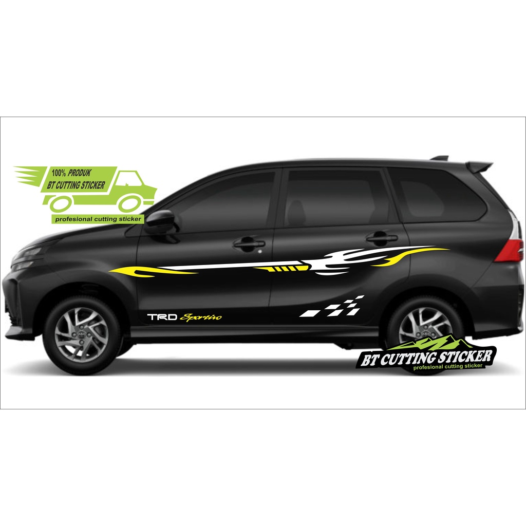 Jual Sticker Mobil Toyota Avanza Stiker Avanza Stiker Mobil Avanza