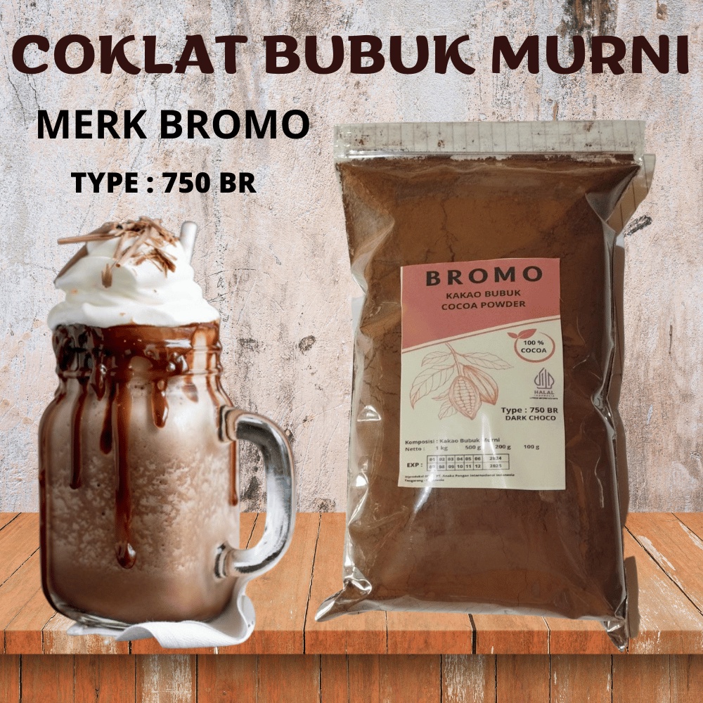 Jual Bubuk Coklat Murni Merk Bromo Type Br Dark Choco G G