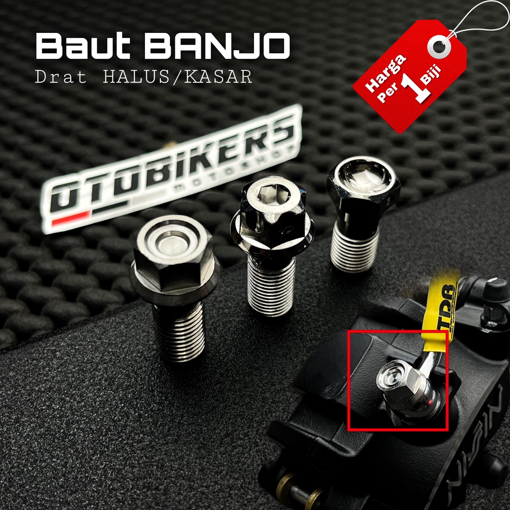 Jual Baut Banjo Kaliper Selang Master Rem Stainless Probolt Drat Ulir