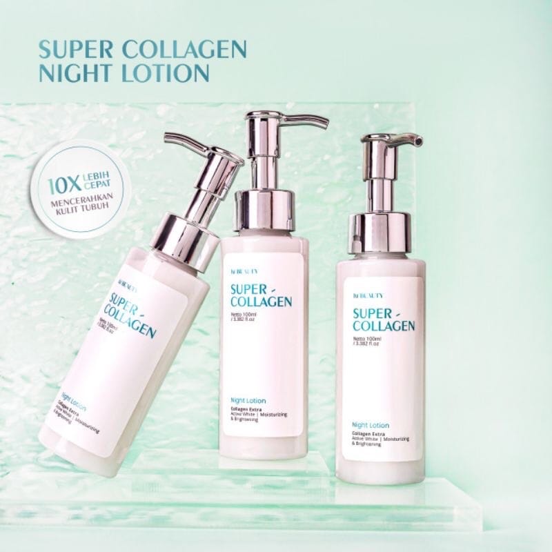 Jual Night Lotion Super Collagen Kf Skin Shopee Indonesia