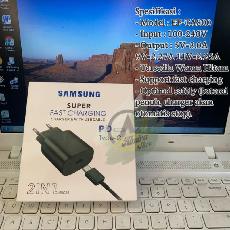 Jual Charger Samsung Super Fast Charging C To C Samsung M M M M