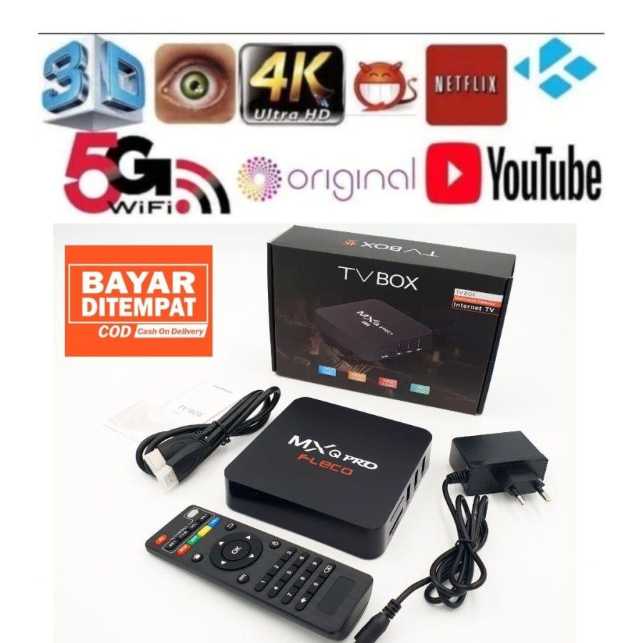 Jual Android Tv Box Gb Mxq Pro K Smart Internet Tv Free Media