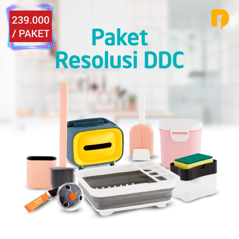 Jual Paket Resolusi Ddc Rak Piring Silikon Lipat Kotak Sabun