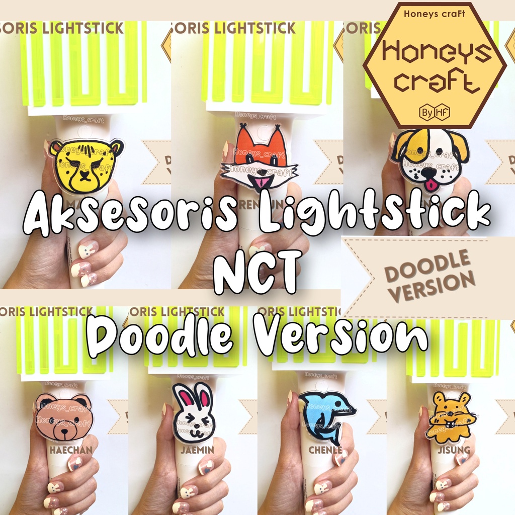 Jual Honeys Craft Ready Stock Aksesoris Lightstick Nct Dream Doodle