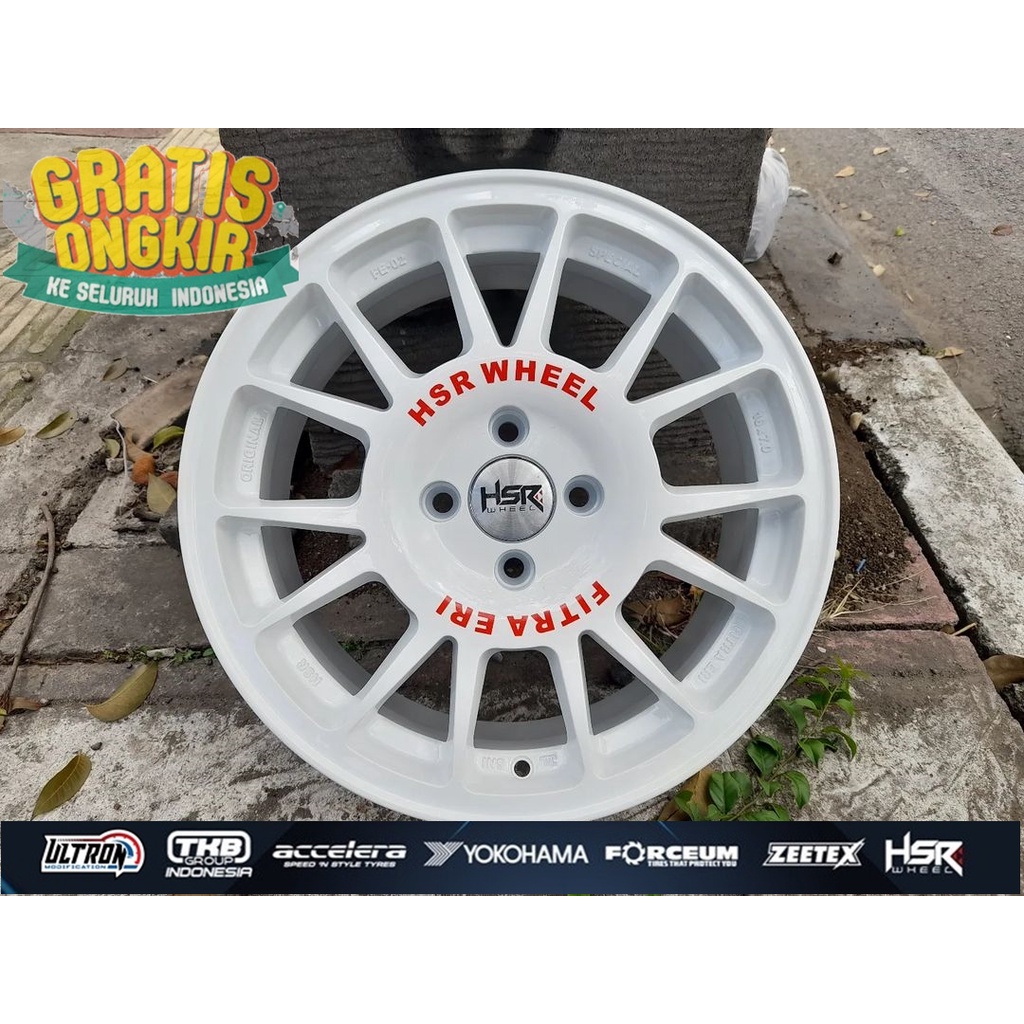 Jual Velg Ring 15 Hsr Fe02 Rally Baut 4x100 Pcd Mobil Brio Agya Calya