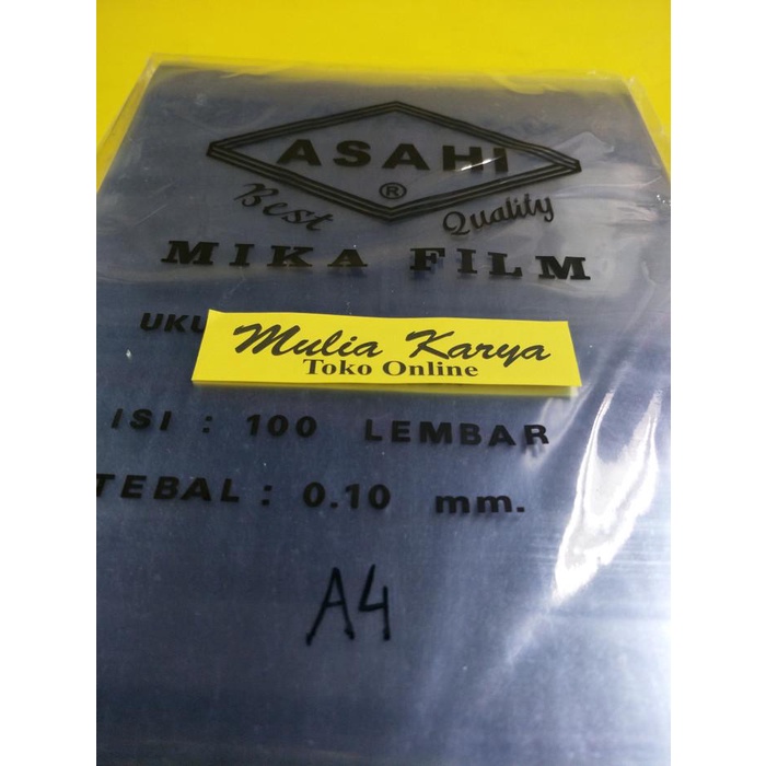 Jual Plastik Mika Film A Cover Jilid Asahi Full Shopee Indonesia