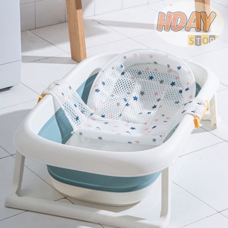 Jual Hs Baby Bath Helper Premium Jaring Alas Duduk Bak Mandi Bayi Baby