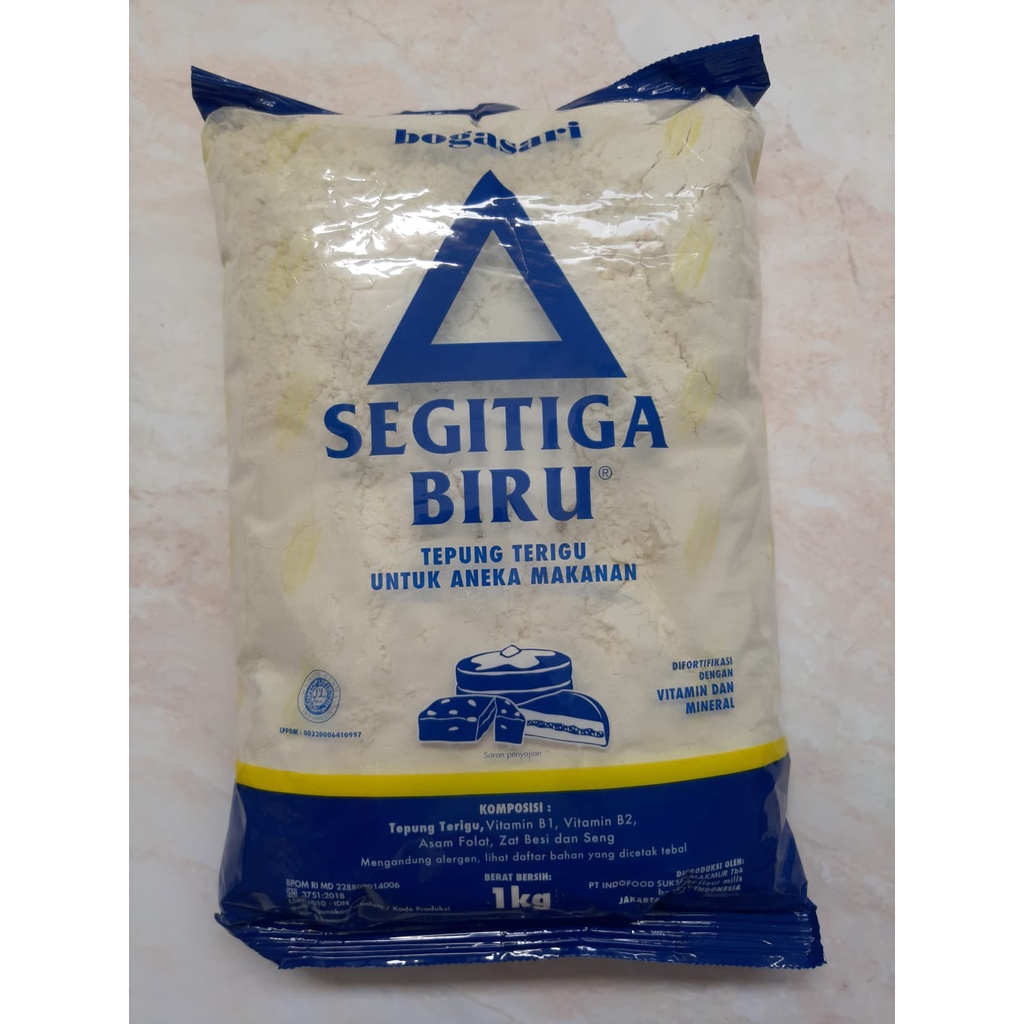 Jual Tepung Terigu Segitiga Biru Ekonomis 1kg Shopee Indonesia