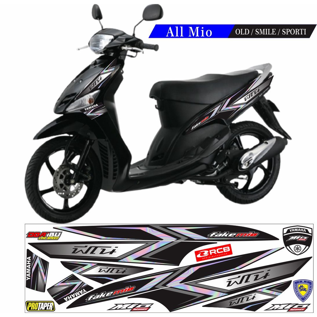 Jual MOTIF LIS 02 STRIPING BUAT MOTOR MATIC YAMAHA ALL MIO OLD MIO