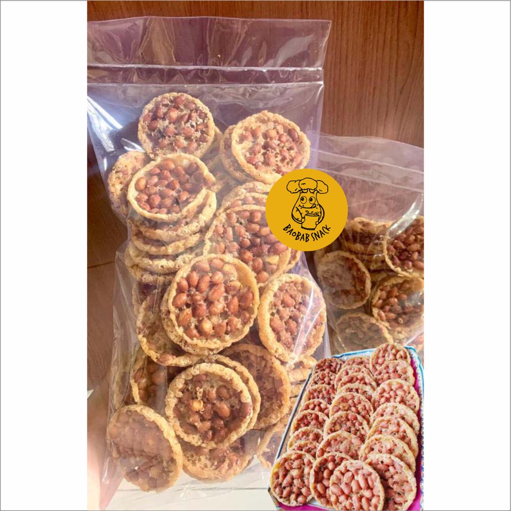 Jual Peyek Full Kacang Bulat Gr Baobab Snack Keripik Kripik