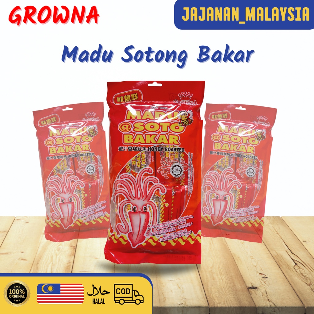 Jual Crowna Madu Sotong Bakar Honey Roasted Kaya Dengan Protein Dan