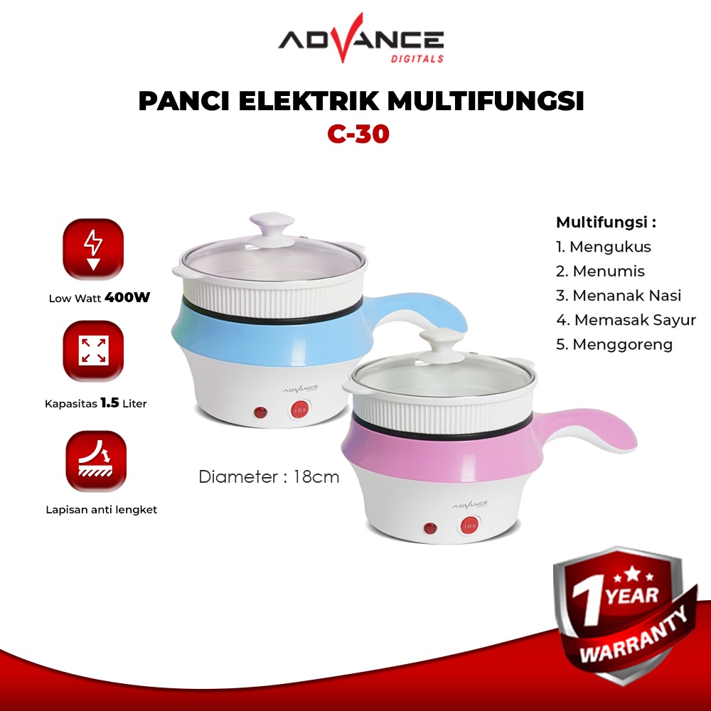 Jual Advance Panci Listrik Multifungis C L Warmer Steamer Cooker