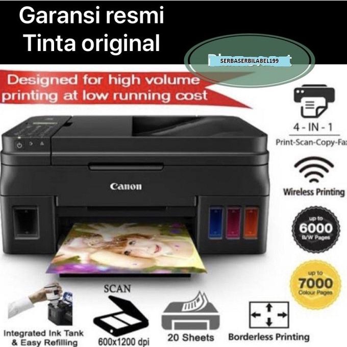 Jual Printer Canon PIXMA G4010 G 4010 InkTank Multifunction Wifi Fax