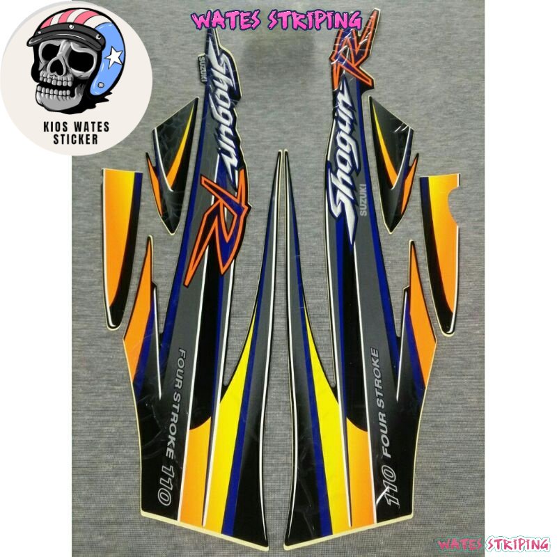 Jual Striping Decal Polet Sticker Suzuki Shogun R Hitam