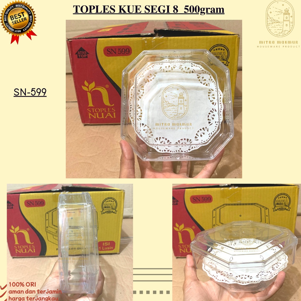 Jual Sale Toples Segi Nuai Sn Tople Kue Kering Gr Segi